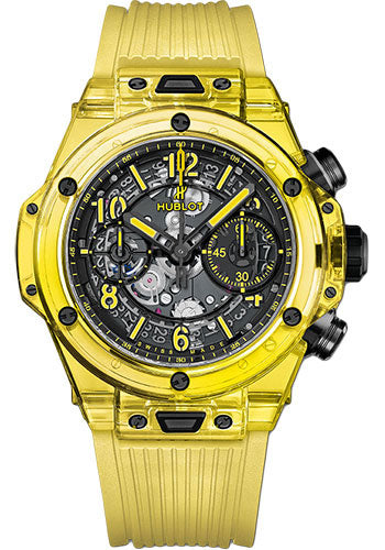 Hublot Big Bang Unico Yellow Sapphire Watch - 42 mm - Skeleton Dial Limited Edition of 100 - 441.JY.4909.RT