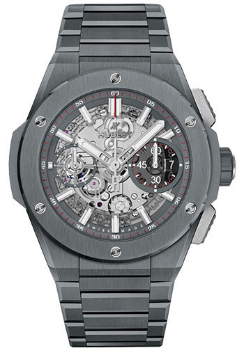 Hublot Big Bang Integral Grey Ceramic Watch - 42 mm - Grey Skeleton Dial - 451.FX.6923.FX