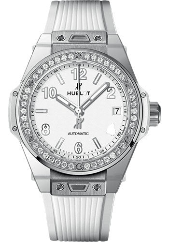 Hublot Big Bang One Click Steel White Diamonds Watch - 465.SE.2010.RW.1204