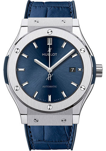 Hublot Classic Fusion Blue Titanium Watch - 542.NX.7170.LR