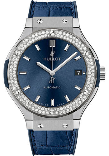 Hublot Classic Fusion Blue Titanium Watch - 565.NX.7170.LR.1104