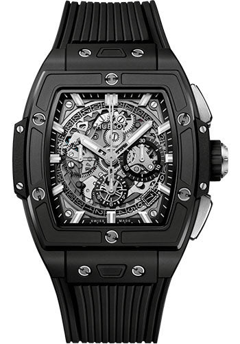 Hublot Spirit of Big Bang Black Magic Watch - 42 mm - Sapphire Dial - Black Rubber Strap - 642.CI.0170.RX