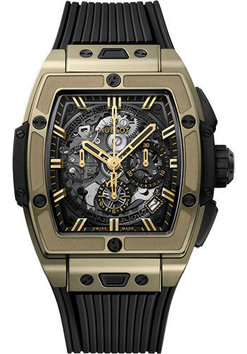 Hublot Spirit of Big Bang Full Magic Gold Watch - 42 mm - Sapphire Crystal Dial - Black Rubber Strap Limited Edition of 200 - 642.MX.0130.RX