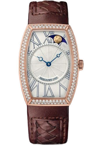 Breguet HŽritage 8861 - Rose Gold Case - Silver Dial - Brown Leather Strap - 8861BR/11/386/D000