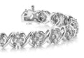 X Quad Diamond Bracelet Lab-Grown Diamond  with 4.01 ct.(finished) 2.6mm