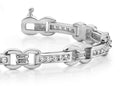 Classic Figure 8 Link Diamond Bracelet Lab-Grown Diamond  with 2.20 ct.(finished) 2.5mm