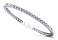 Classic Four Prong Flexible Bangle Lab-Grown Diamond  with 4.68 ct.(finished) 2.8mm