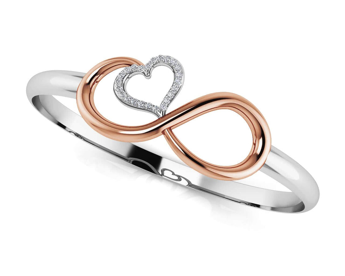 Infinite Hearts Diamond Bangle Lab-Grown Diamond  with 0.14 ct.(finished) 1mm