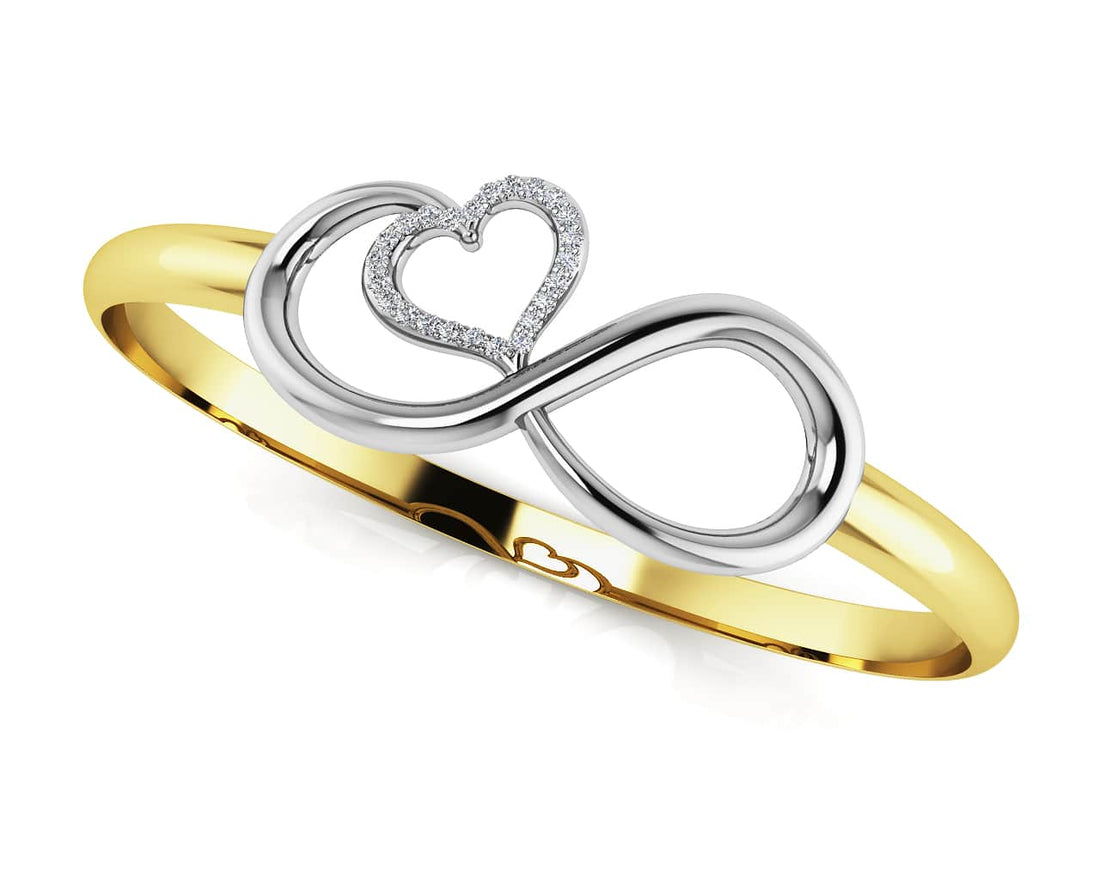 Infinite Hearts Diamond Bangle Lab-Grown Diamond  with 0.14 ct.(finished) 1mm