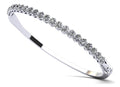 Divinely Dazzling Bangle Bracelet Lab-Grown Diamond  with 1.06 ct.(finished) 2mm