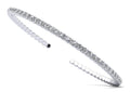 Brilliant Cut Diamond Flexible Bangle Lab-Grown Diamond  with 1.19 ct.(finished) 2.2mm