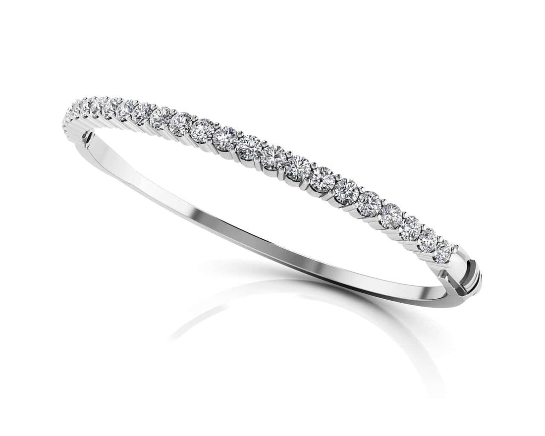 Diamond Top Bangle Lab-Grown Diamond  with 1.44 ct.(finished) 2.6mm