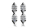 Diamonds In Diamond Earrings Diamond  with 0.80 ct.(finished) 2.5mm