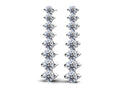 Graduated Diamond Drop Earrings In Diamond  with 1.03 ct.(finished)