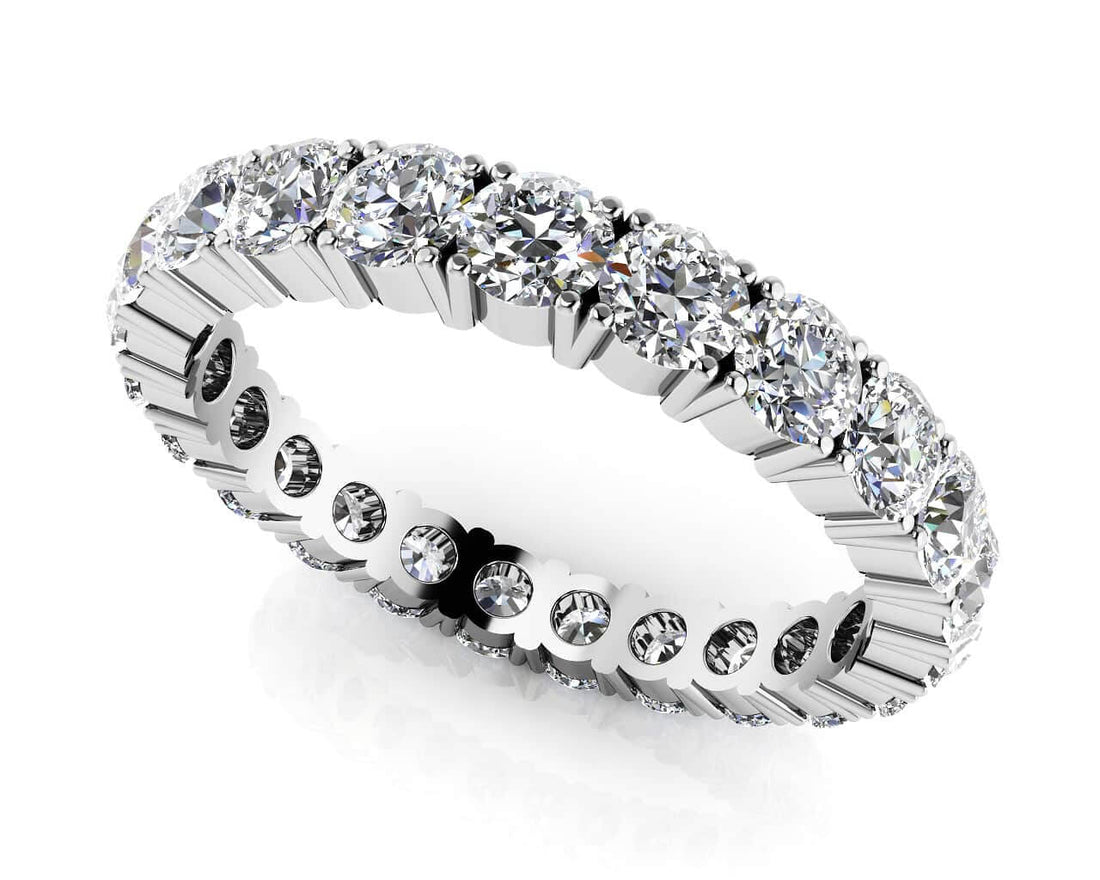 Everlasting Love Four Prong Diamond Eternity Ring Lab-Grown Diamond  with 0.56 ct.(finished) 1.5mm