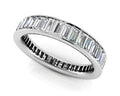 Mesmeric Diamond Channel Set Eternity Ring Lab-Grown Diamond  with 4.20 ct.(finished) 4x2mm