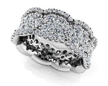 Dazzling Diamond Eternity Ring Lab-Grown Diamond  with 2.99 ct.(finished)