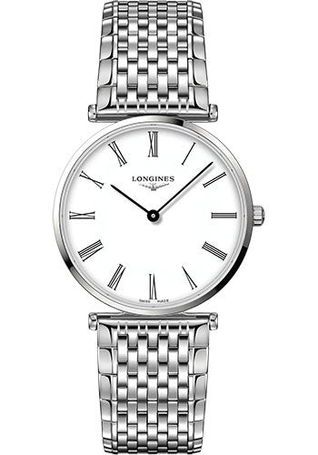 Longines La Grande Classique De Longines Quartz Watch - 38 mm Steel Case - White Roman Dial - Bracelet - L4.866.4.11.6