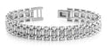 Mens Diamond Link Bracelet Lab-Grown Diamond  with 2.03 ct.(finished) 2.5mm