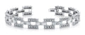 Diamond Checkerboard Mens Bracelet In Diamond  with 4.09 ct.(finished) 2.1mm, 2.25mm