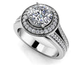 Vintage Beauty Diamond Engagement Ring Lab-Grown Diamond  with 2.34 ct. (2.00 ct. center diamond)