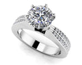 Elegant Six Prong Diamond Engagement Ring Lab-Grown Diamond  with 1.98 ct. (1.50 ct. center diamond)