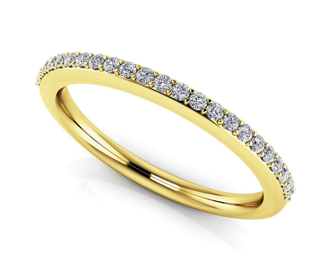 Dazzling Dreams Diamond Wedding Band Lab-Grown Diamond  with 0.18 ct.(finished) 1.2mm