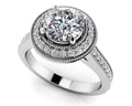 Vintage Luxe Diamond Engagement Ring Lab-Grown Diamond  with 2.27 ct. (2.00 ct. center diamond)