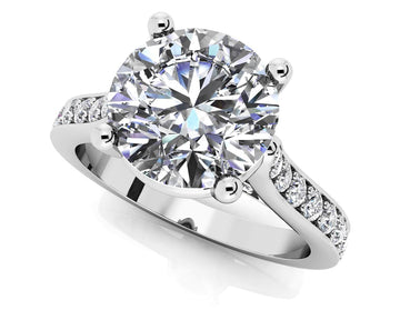 Timeless Love Diamond Engagement Ring Lab-Grown Diamond  with 2.39 ct. (2.00 ct. center diamond)