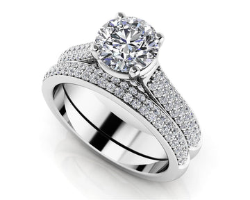 Diamond Delight Engagement Set Lab-Grown Diamond  with 2.13 ct. (1.50 ct. center diamond)