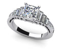 Captivating Love Engagement Ring Lab-Grown Diamond  with 1.64 ct. (0.75 ct. center diamond)