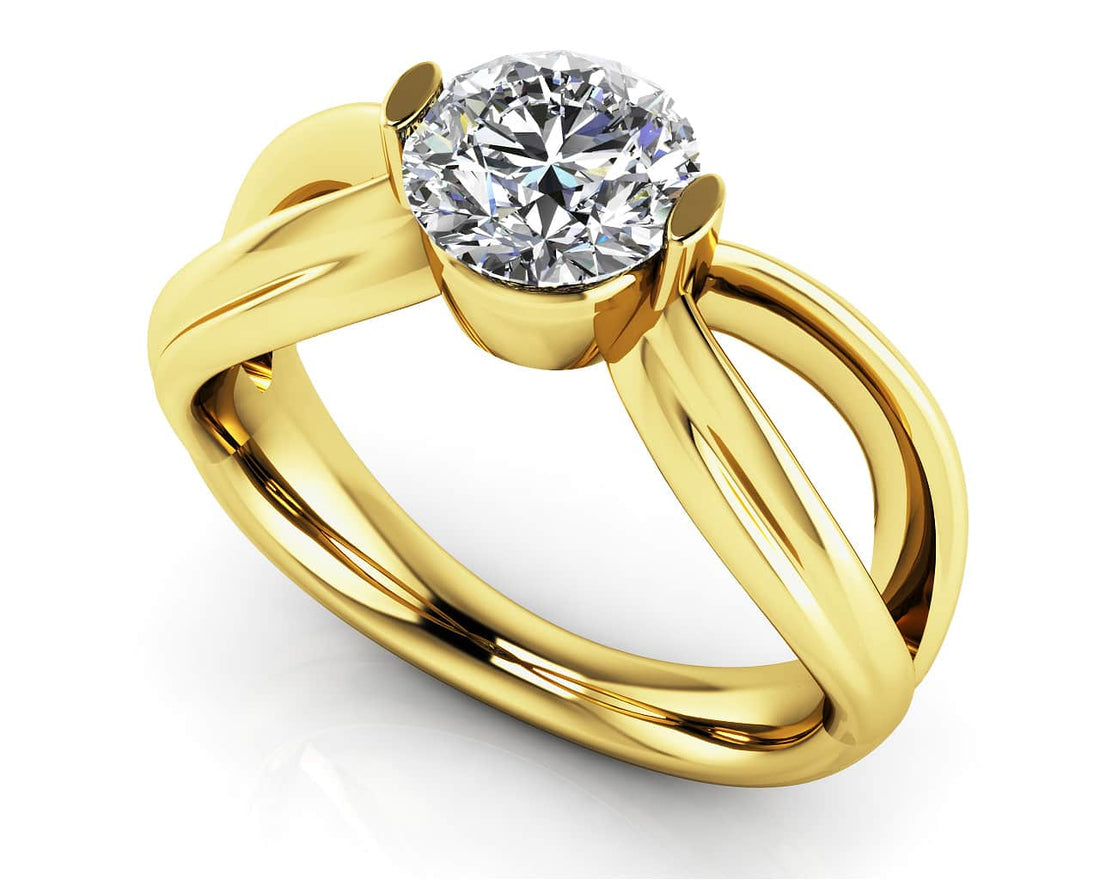 Endless Love Comfort Fit Diamond Solitaire Ring Lab-Grown Diamond  with 0.50 ct.(finished) 5mm