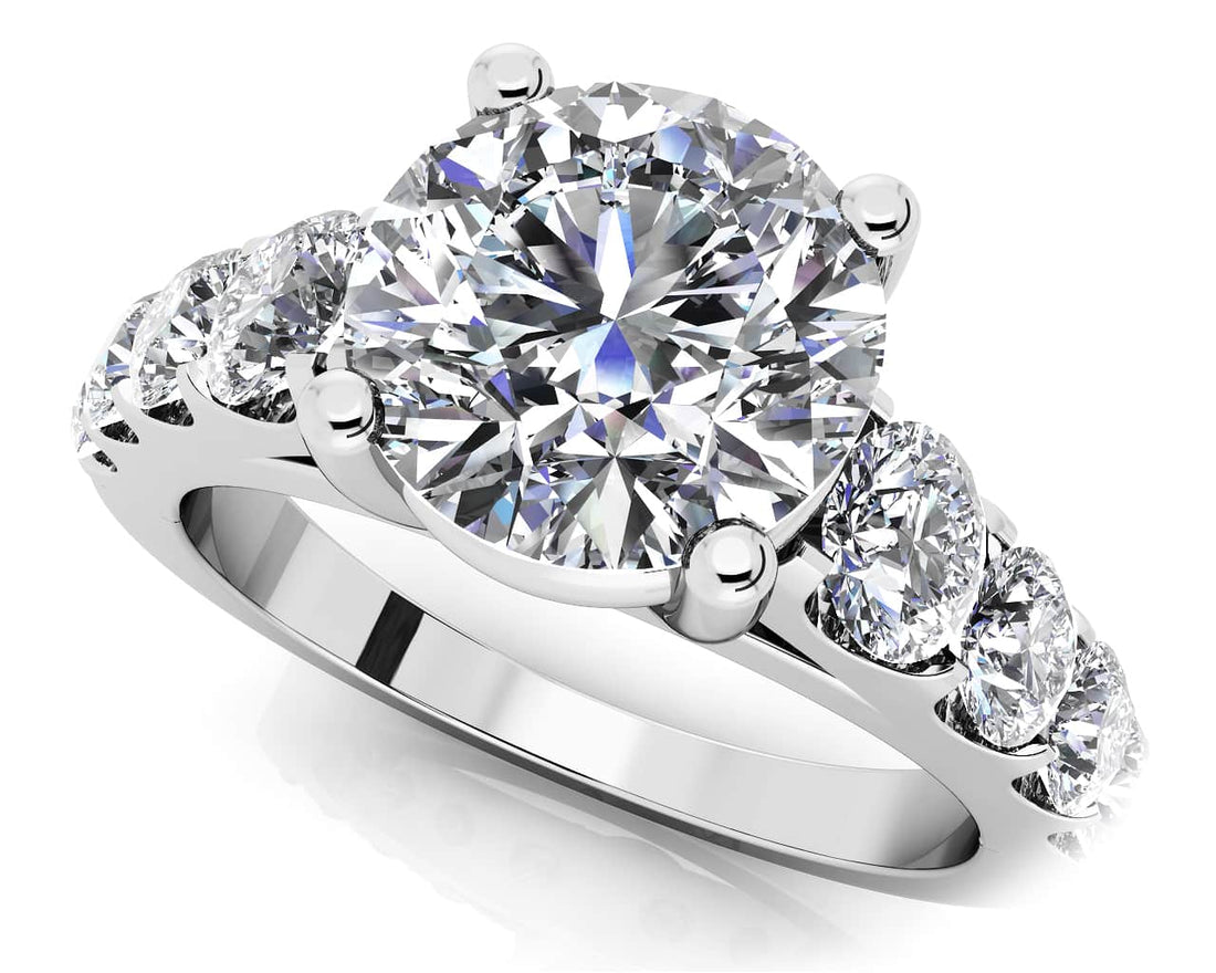 Sweet Dream Engagement Ring Lab-Grown Diamond  with 2.76 ct. (2.00 ct. center diamond)