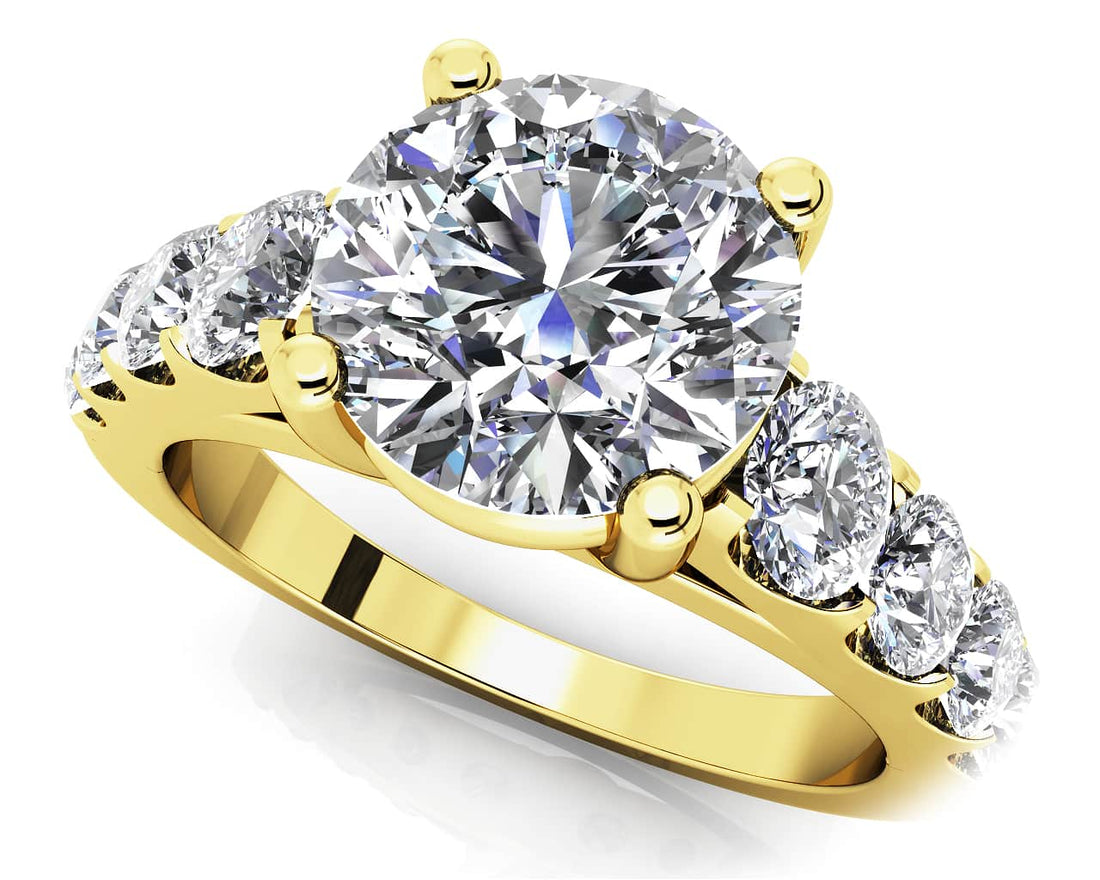 Sweet Dream Engagement Ring Lab-Grown Diamond  with 2.76 ct. (2.00 ct. center diamond)