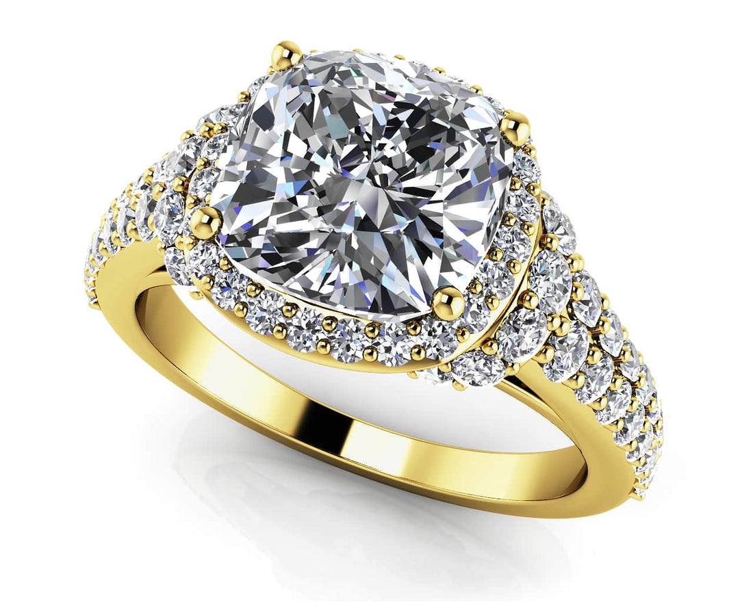 Cloud Nine Engagement Ring Lab-Grown Diamond  with 2.73 ct. (2.00 ct. center diamond)