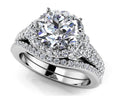 Love Letter Bridal Set Lab-Grown Diamond  with 1.41 ct. (0.50 ct. center diamond)