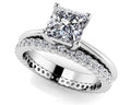 Eternal Light Princess Solitaire Bridal Set Lab-Grown Diamond  with 1.27 ct. (0.75 ct. center diamond)