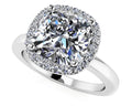 Shining Love Engagement Ring Lab-Grown Diamond  with 2.16 ct. (2.00 ct. center diamond)