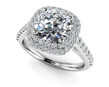 Forever Yours Engagement Ring Diamond  with 2.64 ct. (2.00 ct. center diamond)