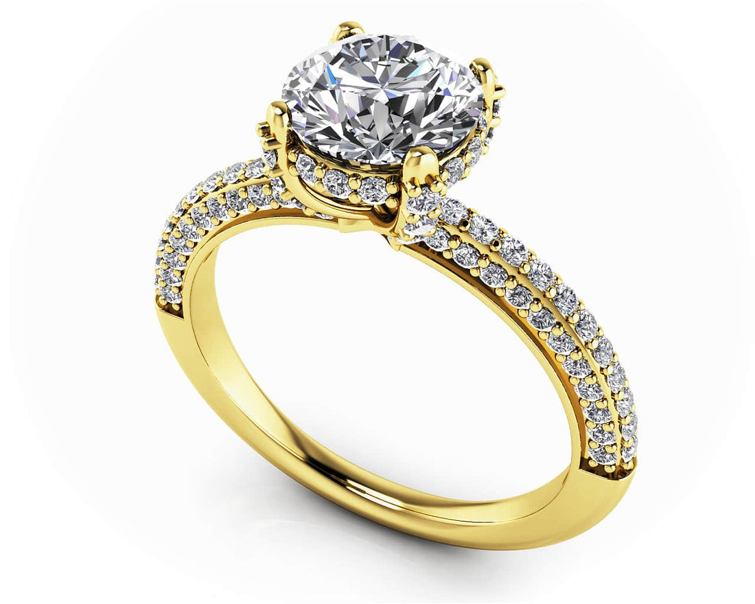 Royal Delight Diamond Engagement Ring Lab-Grown Diamond  with 2.49 ct. (2.00 ct. center diamond)