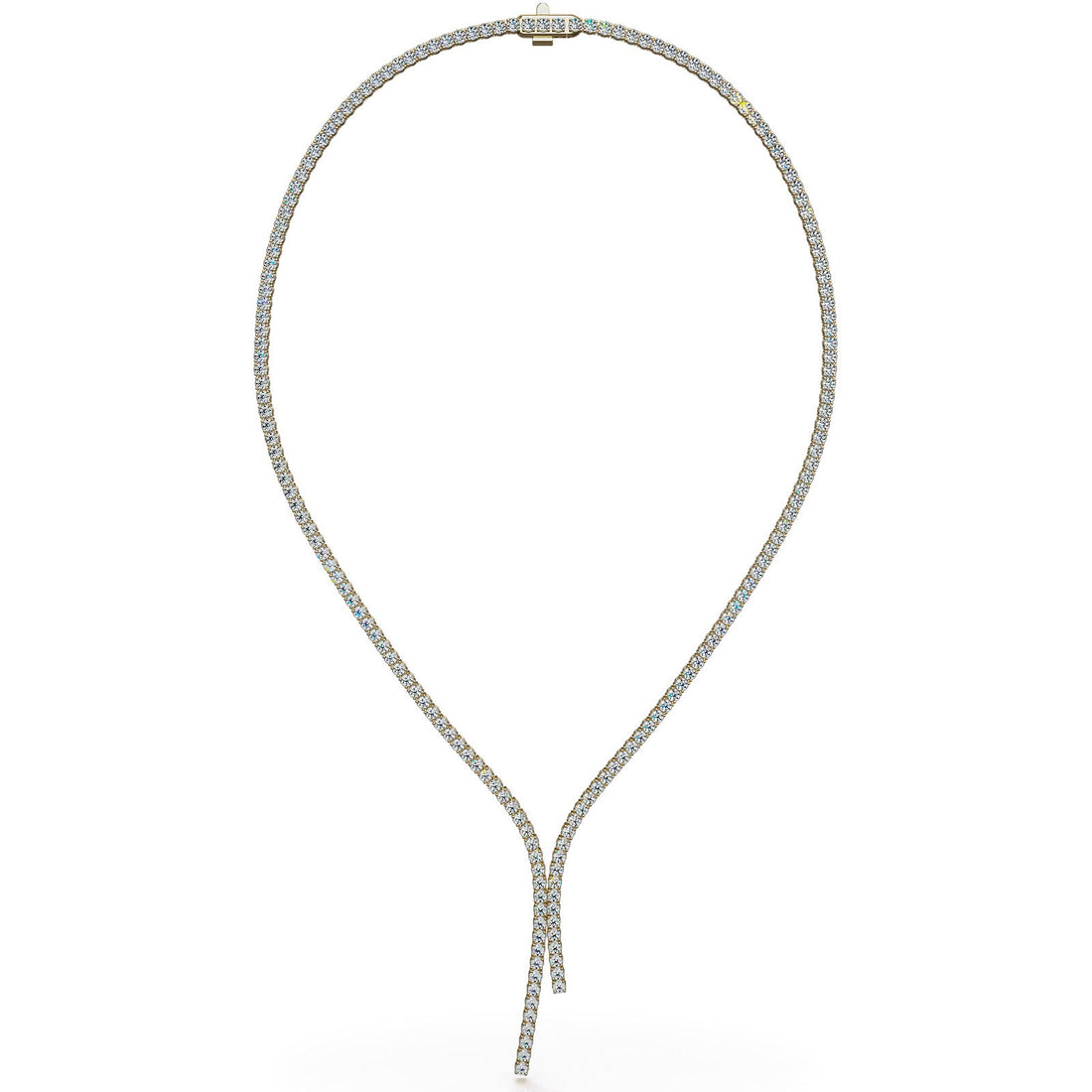 Lasso Diamond Tennis Necklace Diamond  with 8.00 ct.(finished) 2.2mm