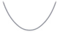 4 Prong Riviera Diamond Necklace Diamond  with 23.06 ct.(finished) 4.1mm