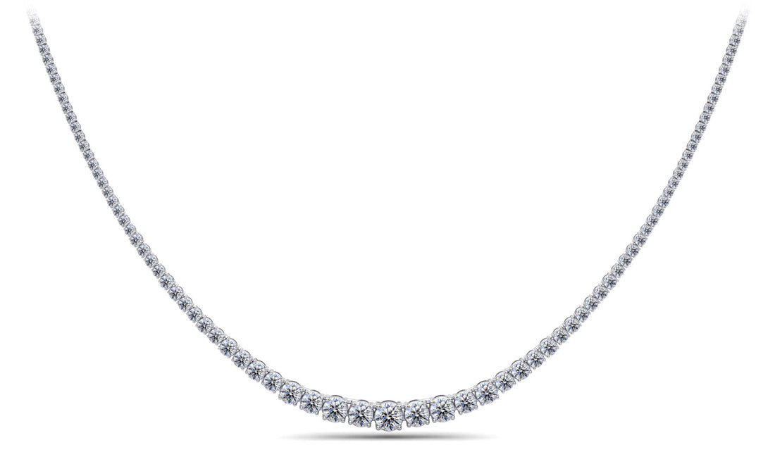 Classic Graduated Strand Of Diamonds Diamond  with 19.94 ct.(finished)