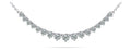 Graduated Red Carpet Diamond Necklace With Chain Lab-Grown Diamond  with 2.98 ct.(finished)