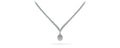 3 Prong Graduated V Diamond Necklace Lab-Grown Diamond  with 9.54 ct.(finished)