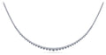 Graduated Red Carpet Diamond Necklace Diamond  with 12.04 ct.(finished)