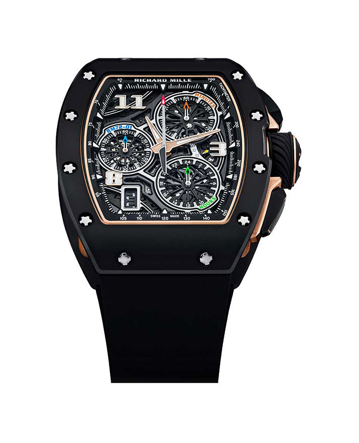 Richard Mille Lifestyle Flyback Chronograph Black Ceramic RM 72-01 - BRAND NEW