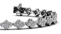 Four Clover Diamond Tennis Bracelet Lab-Grown Diamond  with 2.73 ct.(finished) 1.75mm