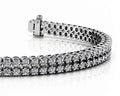 Opulent Double Row Diamond Tennis Bracelet Lab-Grown Diamond  with 3.50 ct.(finished) 1.8mm