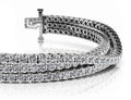 Three Rows Flexible Diamond Bracelet Lab-Grown Diamond  with 6.93 ct.(finished) 1.9mm